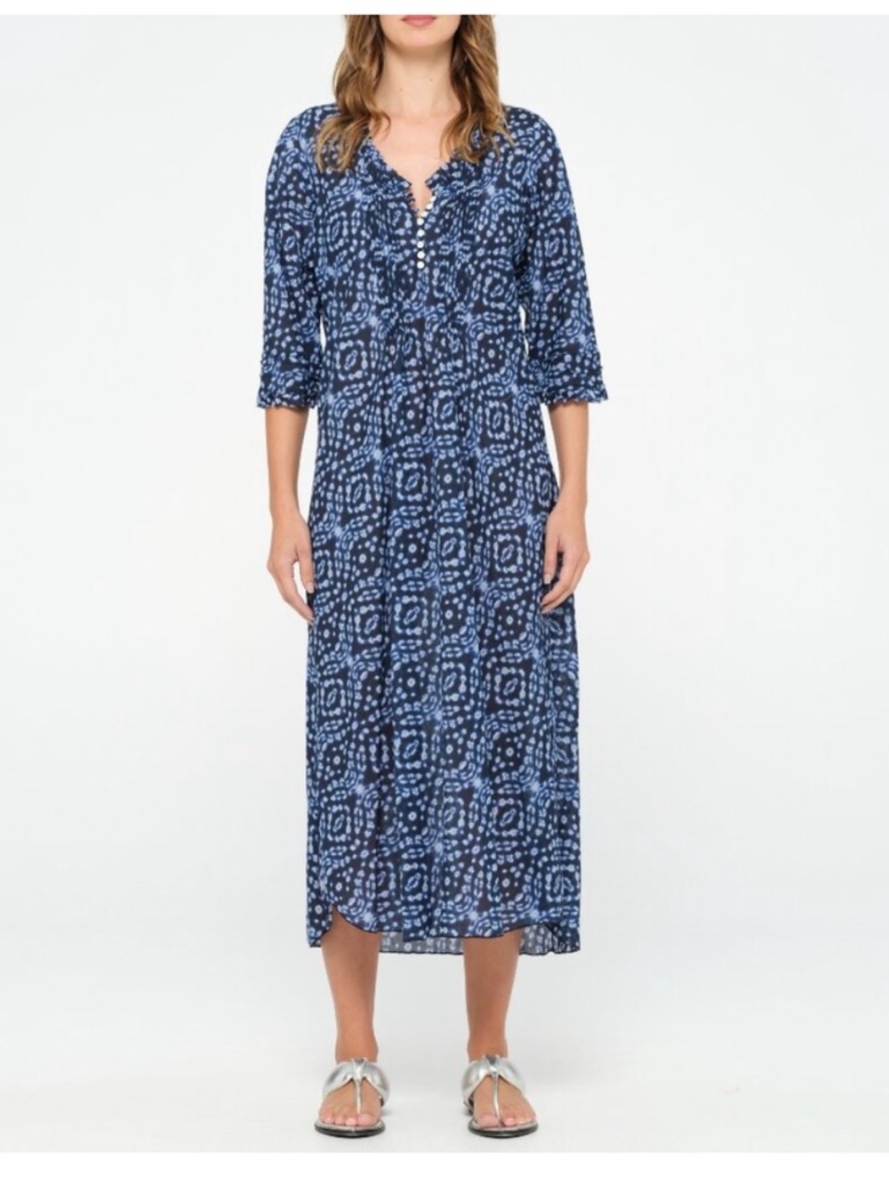 Oneseason Australia Kyoto Long Poppy Dress Kaftan Size XS - Picture 3 of 9